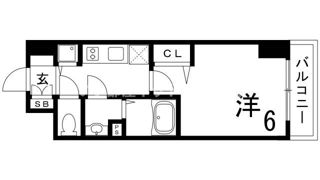 プレサンスKOBEシフォンの間取り画像
