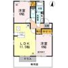 アレズⅠ番館の間取り画像