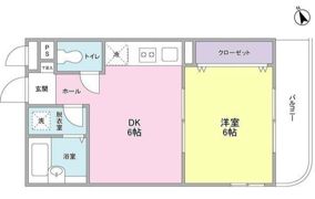 ブルーシャトー戸越の間取り画像