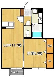 Recente浜町の間取り画像