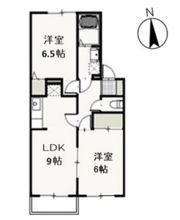 グリーンヒルズ Aの間取り画像