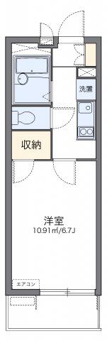 レオパレスエスペランサの間取り画像