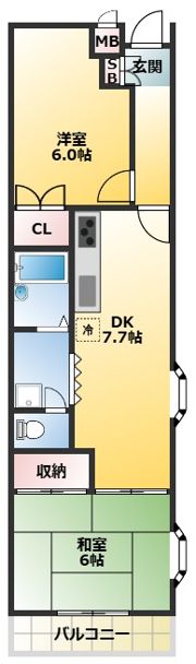 クレッセントハウスの間取り画像