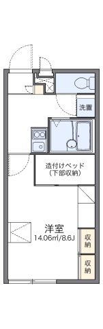 レオパレス第6ひかりハイツの間取り画像