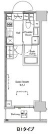 プラウドフラット門前仲町Ⅴの間取り画像