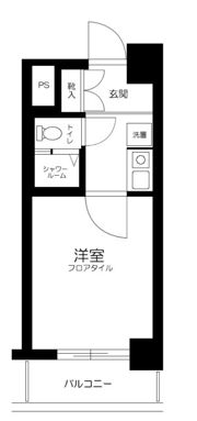 モナークマンション祐天寺の間取り画像