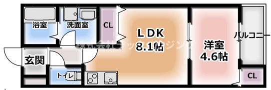 COURTYARD ShimbashiⅡ（コートヤード新橋）の間取り画像