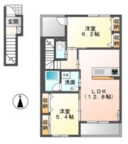 オレンジハイムの間取り画像