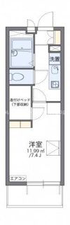 レオパレス夢Townの間取り画像