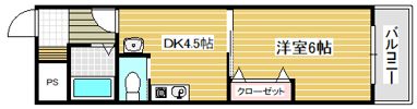 井上マンションの間取り画像