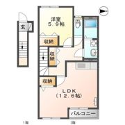 秋桜の間取り画像