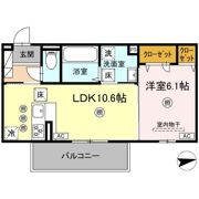 グランツェーレ鷹辻の間取り画像