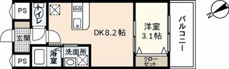 Lion鶴見の間取り画像