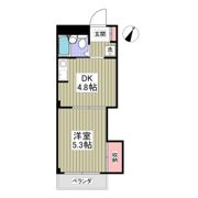 滝マンション第三春来の間取り画像