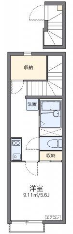 レオネクストフラッシュ新宿の間取り画像