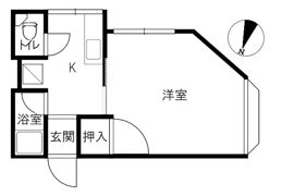 加賀ハイツマキの間取り画像