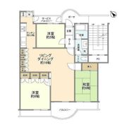 磯子台パークハイツ12号棟の間取り画像