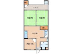 サンテラス長田の間取り画像
