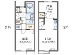 レオネクスト八代福正Ⅰの間取り画像