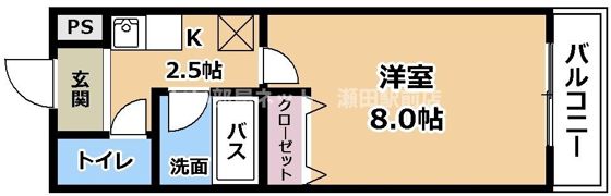 EM1022の間取り画像