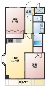Slow Hand壱番館の間取り画像