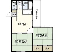 パルコパールⅠの間取り画像