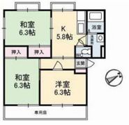 レヴールK Ⅰの間取り画像