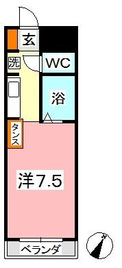 フォーバス Iの間取り画像