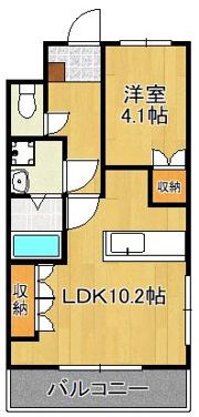 メイプル館の間取り画像