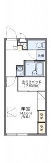 レオパレスアゼリア ヒルの間取り画像