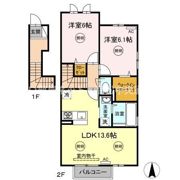 ファミール A棟の間取り画像