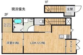 ガーデンヒル出西Bの間取り画像