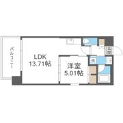 プレジオ三国ASIANの間取り画像