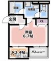 ALEGRIA住道Southの間取り画像