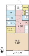 パームコテージⅢ番館（③番館）の間取り画像
