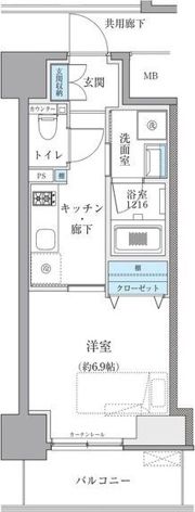 TENAS今池の間取り画像