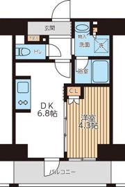 City Lux Tobeの間取り画像