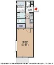 グリーンヴィル八雲 Aの間取り画像