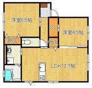 シャーメゾン茶屋の原IIC棟の間取り画像
