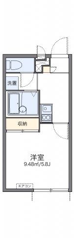 レオパレスルミエール馬場の間取り画像
