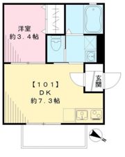 Mメゾン上野桜木の間取り画像