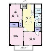 フローラルタウンBの間取り画像