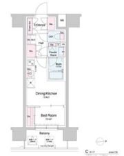 コンフォリア・リヴ南森町Qの間取り画像