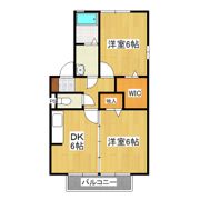 プロスパーB棟の間取り画像