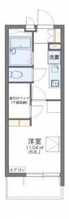 レオパレスドエル 別所の間取り画像