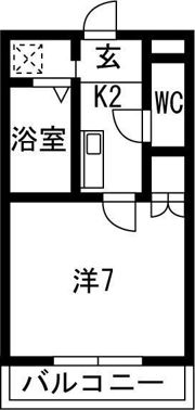 内山ハイライズの間取り画像