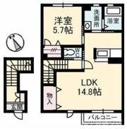 シャーメゾンαの間取り画像