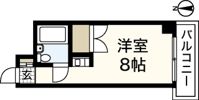 レジデンス十日市の間取り画像