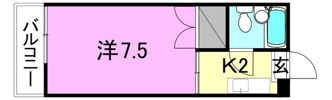 α-NEXT小栗の間取り画像