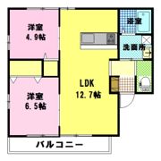 クレールハイムの間取り画像